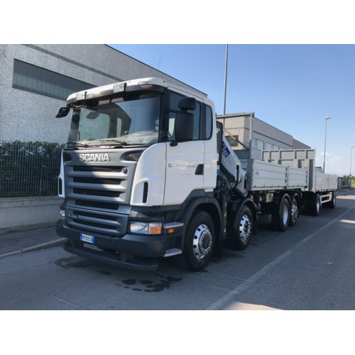 TRUCK SCANIA R480 - 4 AXIS WITH CRANE