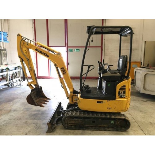 KETTENBAGGER KOMATSU MINI PC 16R-3