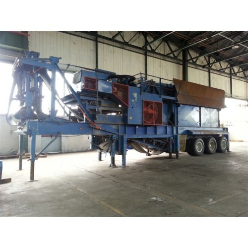 SEMI TRAILER CRUSHING MACHINE BROWN LENOX KK114