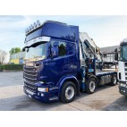 TRATTORE STRADALE SCANIA R730 CON GRU CORMACH